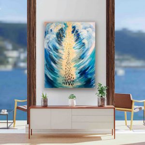 Tableau : "Le passage de la mer rouge"